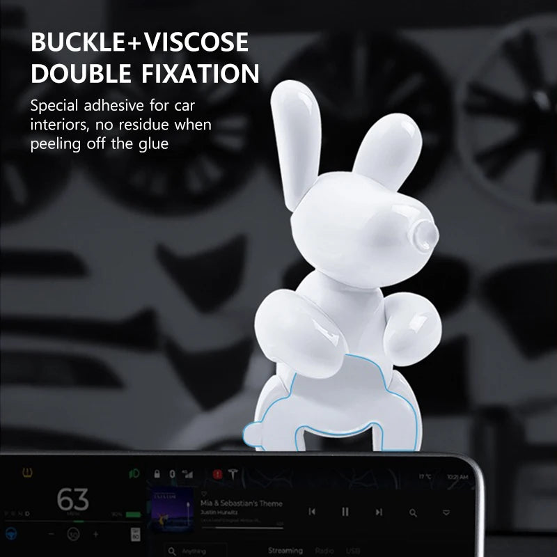 NovaAcc Dog Dashboard Decor – For Tesla Model Y/3 2021–2024