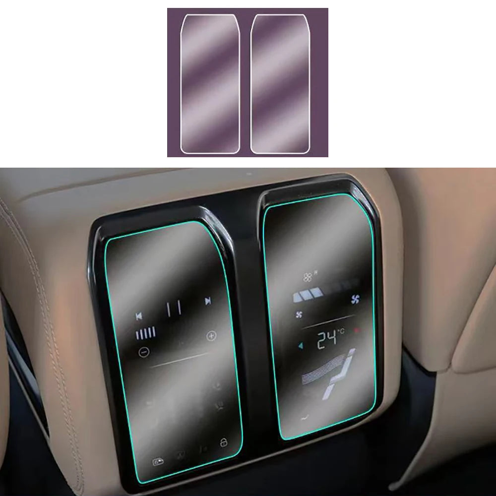 BYD Leopard 8 Rear AC Screen Protector – Tempered Glass Interior Film