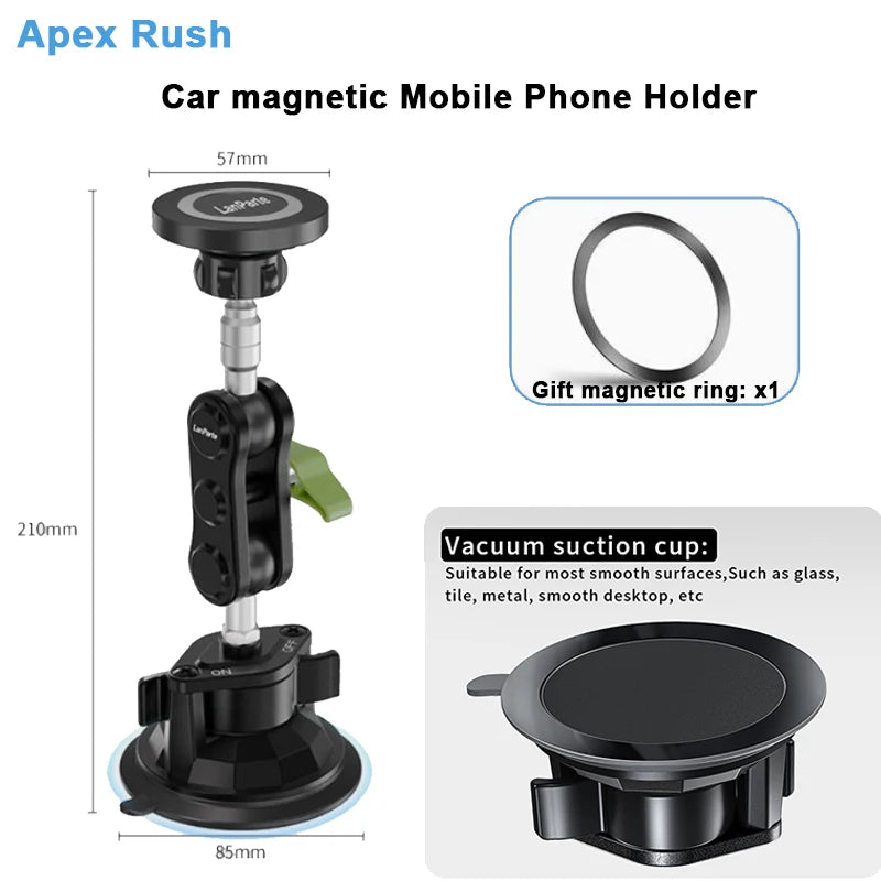 Magnetic Phone Holder – 360° Car Mount