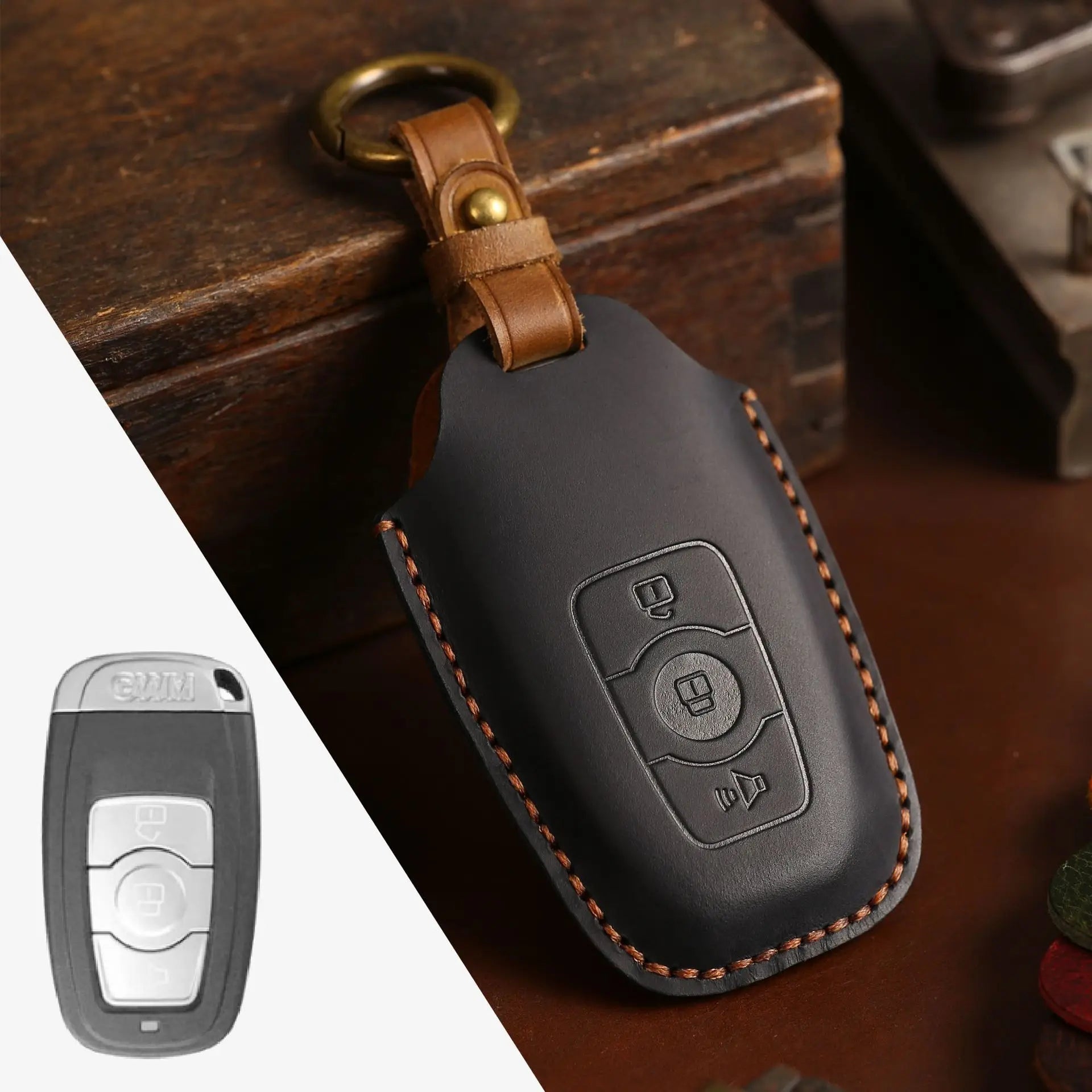 Haval Key Case – Leather Protector & Keychain Set- H6 H7 H8 H4 H9 F5 F7 H2S