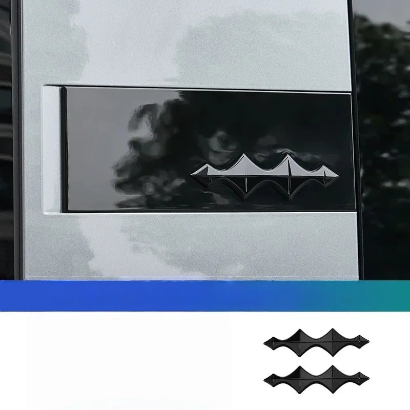 BYD Leopard 5/8 Emblem Set – 2023-2025 Black Exterior Logos