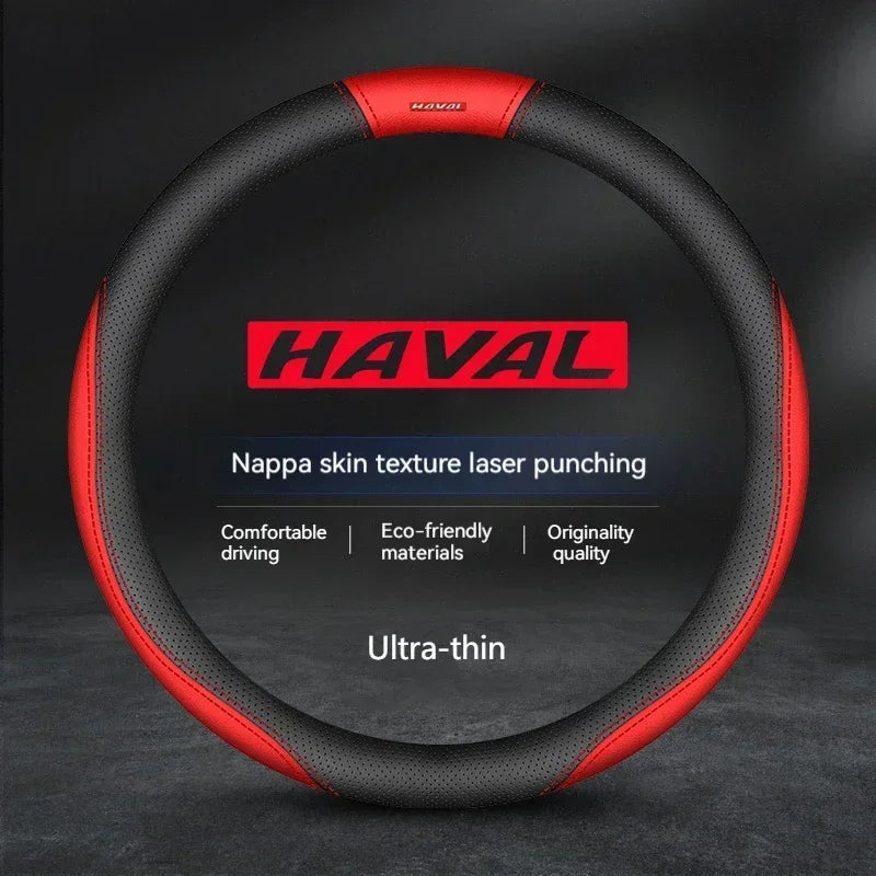 Haval Steering Wheel Cover – Suede Leather Anti-Slip -H6 Jolion H3 H2 F7 X H9 H5 M4