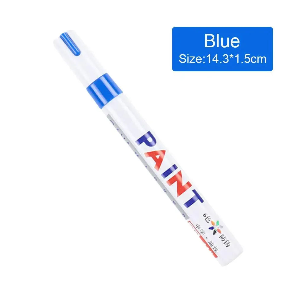 White Car Paint Pen Set – Waterproof 3PCS Tyre Marker