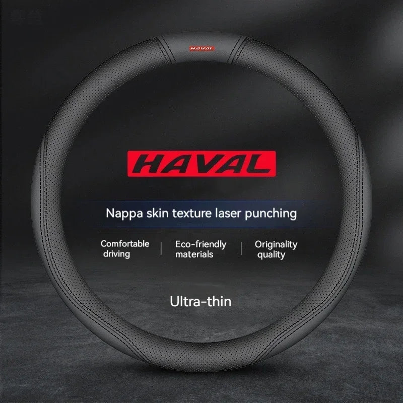 Haval Steering Wheel Cover – Suede Leather Anti-Slip -H6 Jolion H3 H2 F7 X H9 H5 M4