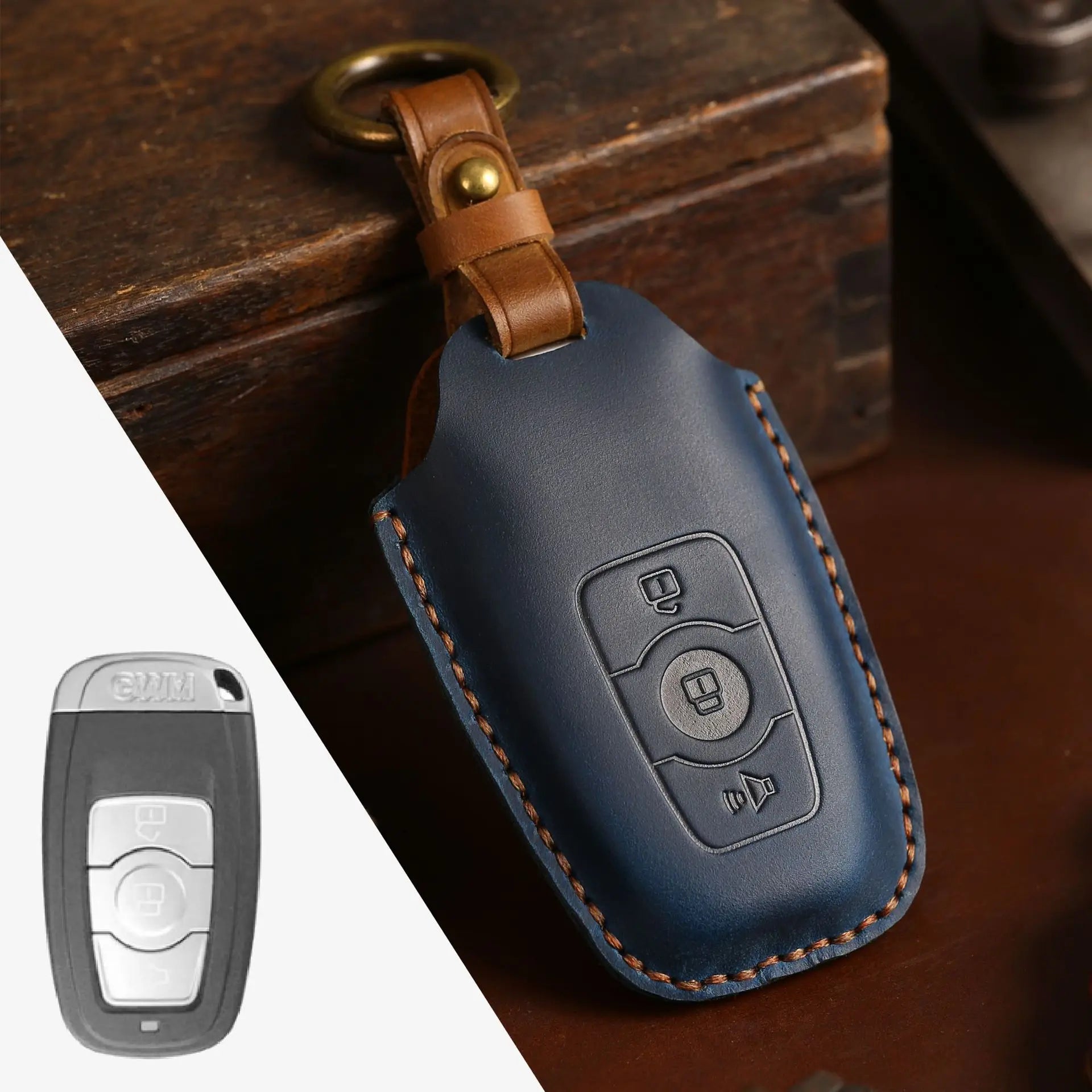 Haval Key Case – Leather Protector & Keychain Set- H6 H7 H8 H4 H9 F5 F7 H2S