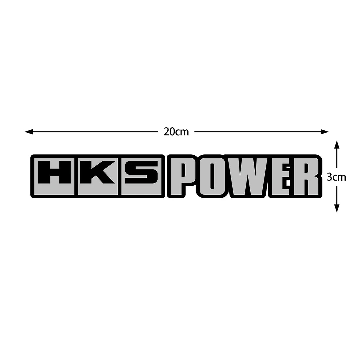 HKS JDM Racing Sticker – Car & Motorcycle Decal Accessory