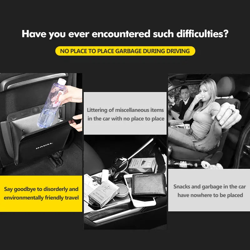 Haval Car Trash Bin – Foldable Storage Organizer