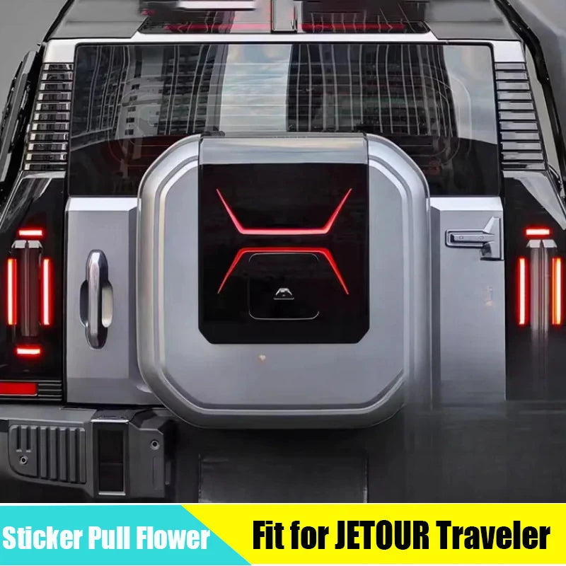 Jetour T2 Spare Tire Cover Sticker – 2023-2024 Traveller