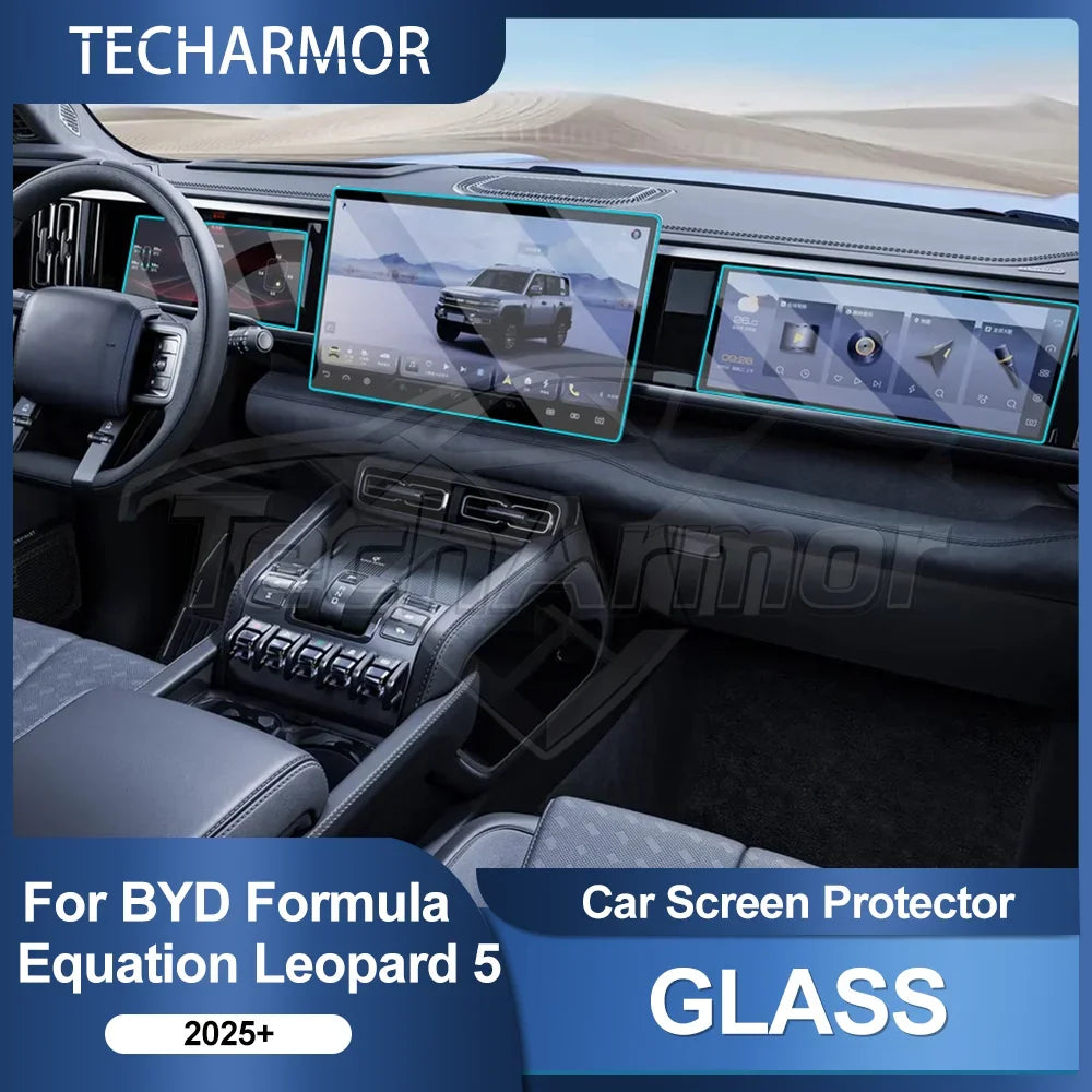 BYD Leopard 5 Screen Protector Set – 2025+ Tempered Glass Display