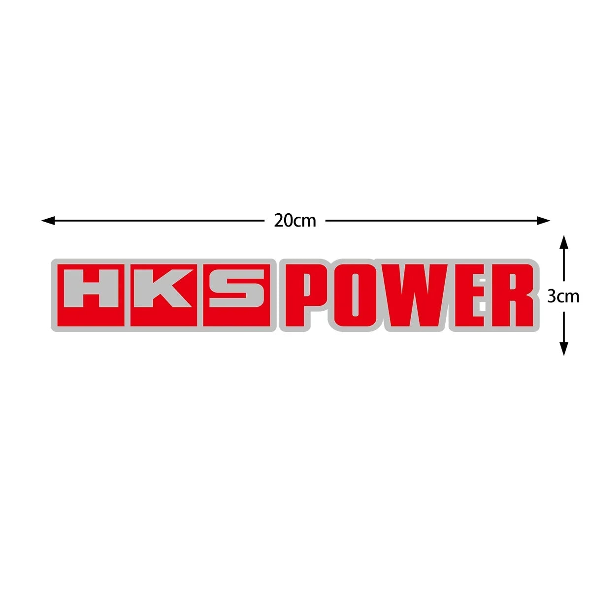 HKS JDM Racing Sticker – Car & Motorcycle Decal Accessory