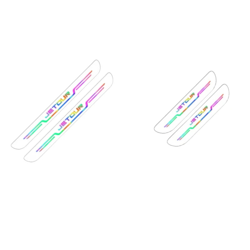 Jetour T2 Door Sill Sticker – 2024 Colorful Edition