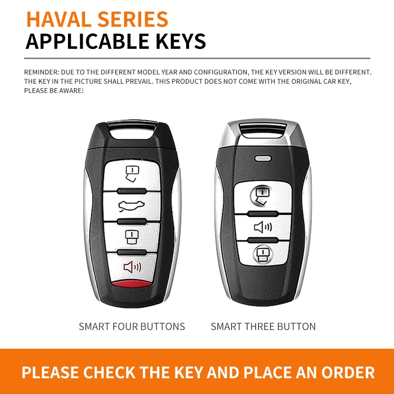 Haval H7 Key Fob Cover – Protective Shell Holder Set