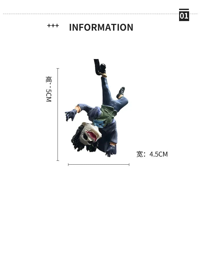 Joker Car Pendant – Creative Resin Rearview Charm 2024