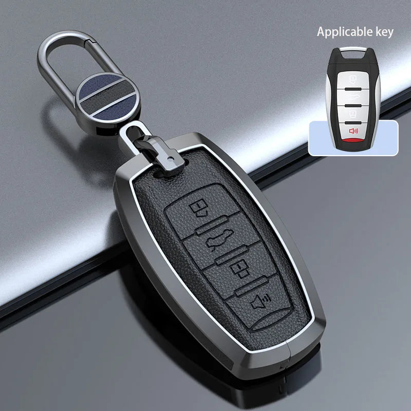 Haval Key Case – Zinc Alloy Leather Cover H1 H6 H7 H4 H9 F5 F7 H2S