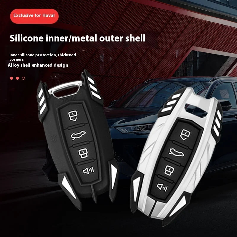Haval Key Case – Silicone & Zinc Alloy Protector