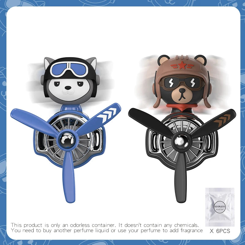 Bulldog Pilot Car Air Freshener – DIY Fragrance Decor