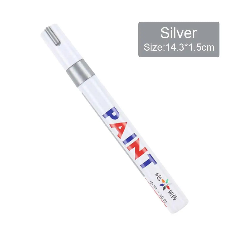 White Car Paint Pen Set – Waterproof 3PCS Tyre Marker