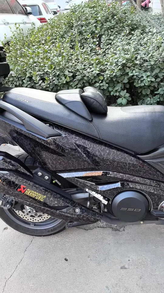 Black Forged Carbon Fiber Vinyl Wrap – Honeycomb Car Film