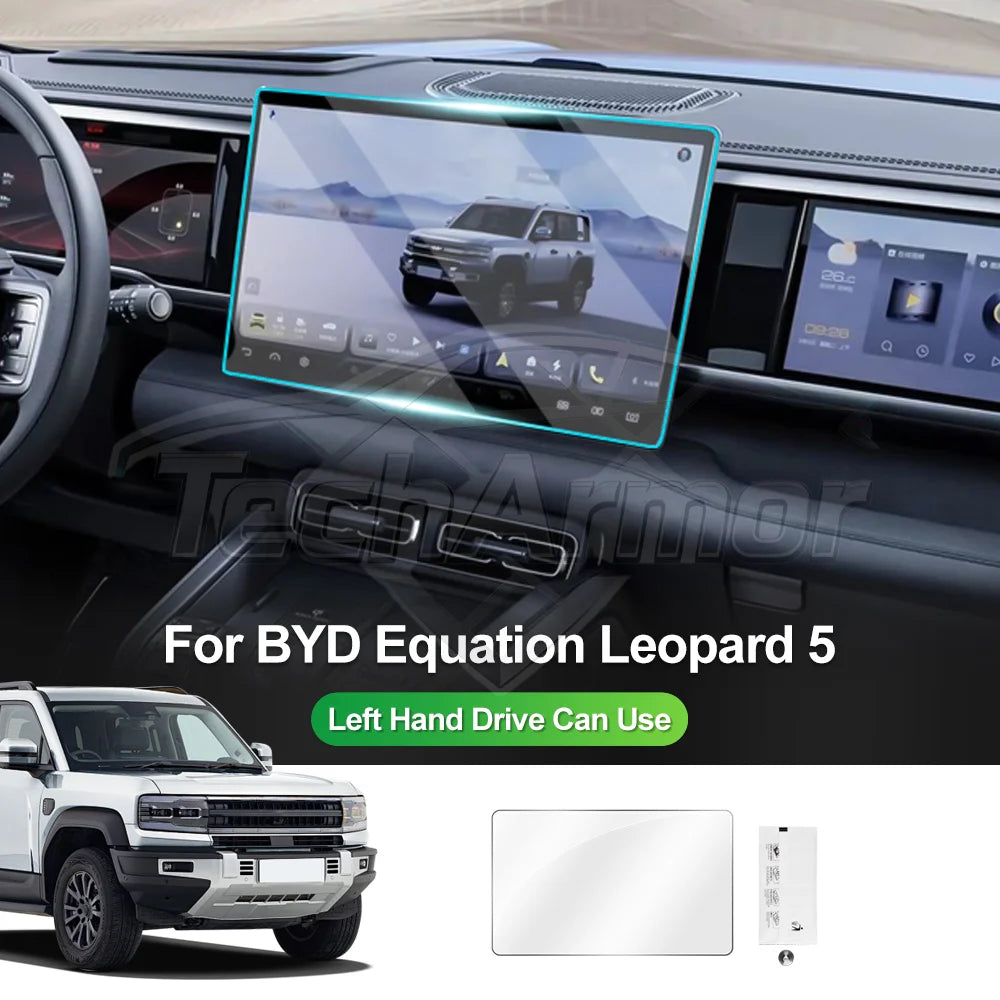 BYD Leopard 5 Screen Protector Set – 2025+ Tempered Glass Display