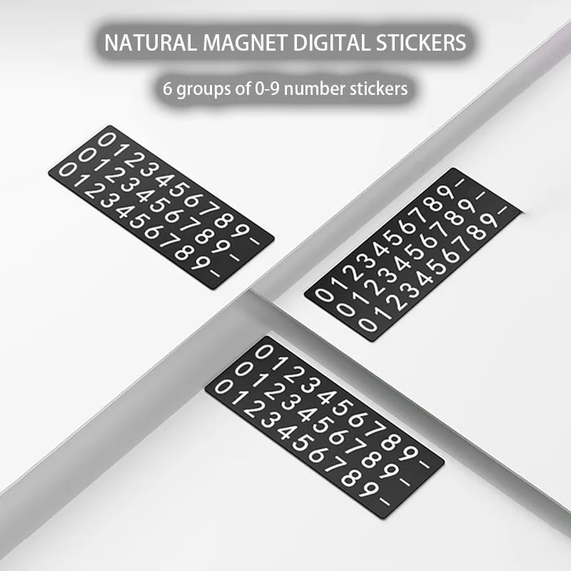 BYD Leopard 5/8 Parking Number Plate – Metal Temporary Phone Display