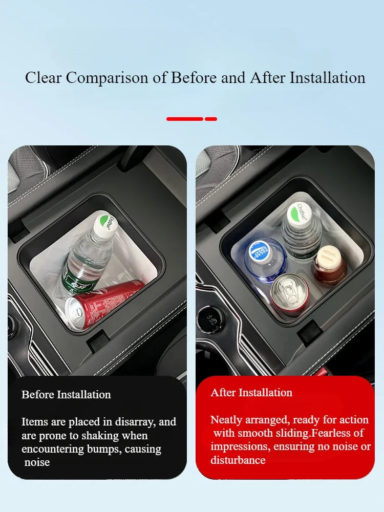 BYD Leopard 5 Refrigerator Mat – Silicone Anti-Rattle Cup Holder Pad