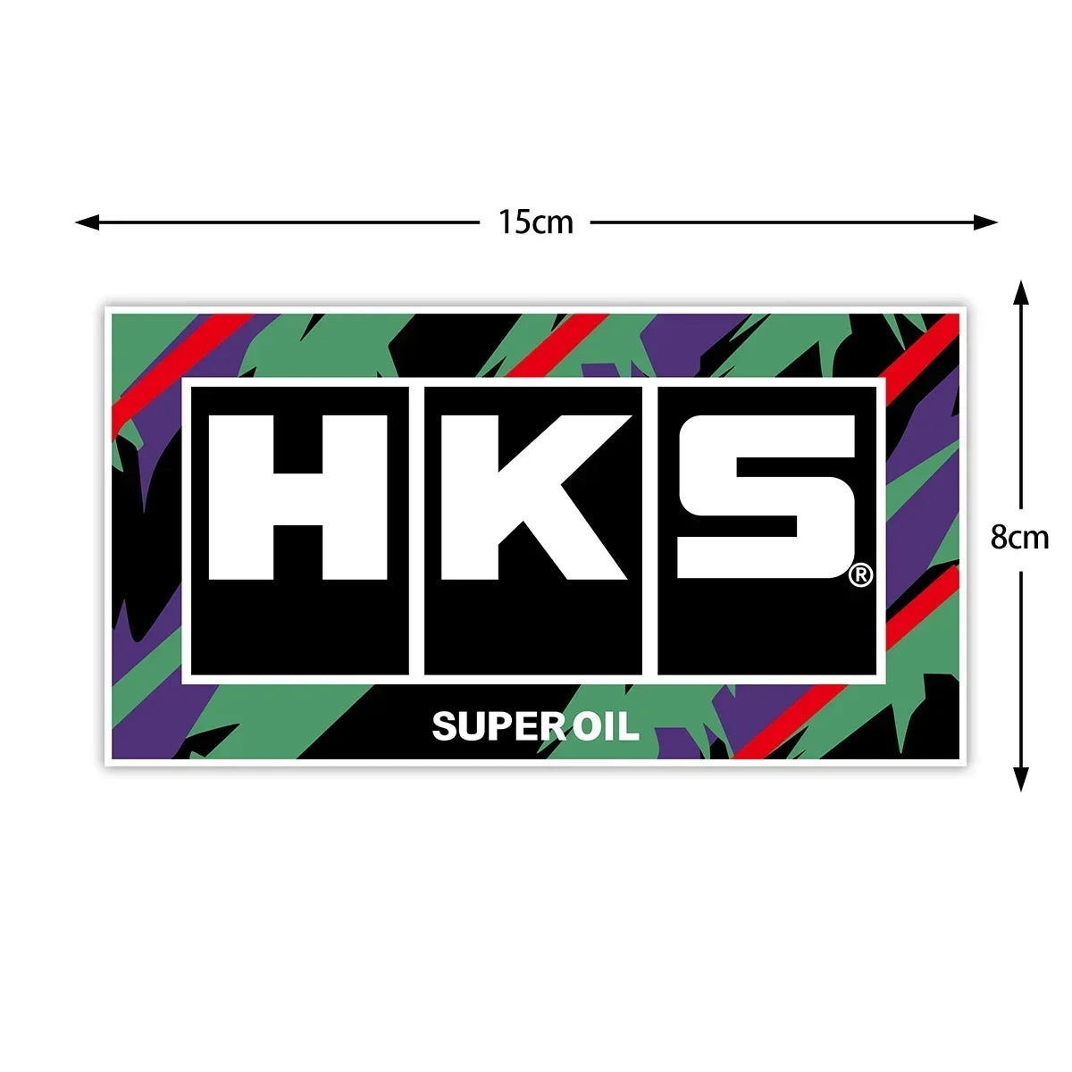 HKS JDM Racing Sticker – Car & Motorcycle Decal Accessory