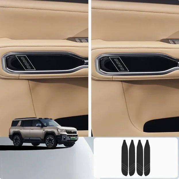 BYD Leopard 8 Door Bowl Sticker – 2024-2025 Carbon Fiber Protector