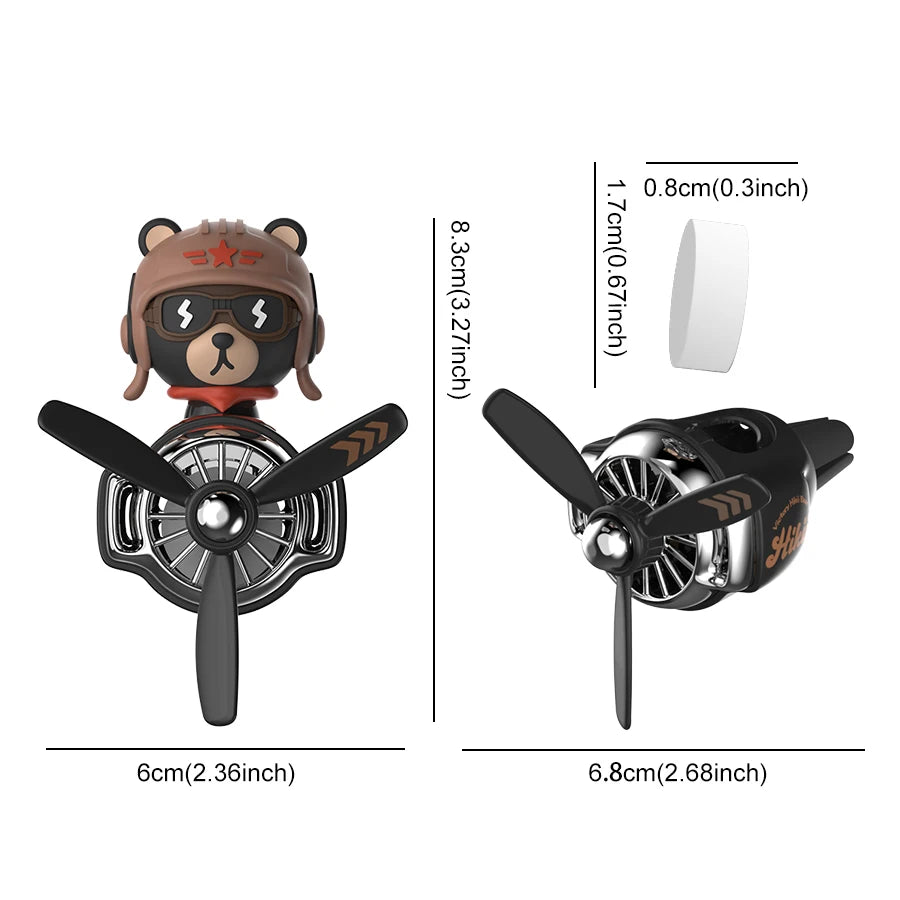 Bulldog Pilot Car Air Freshener – DIY Fragrance Decor
