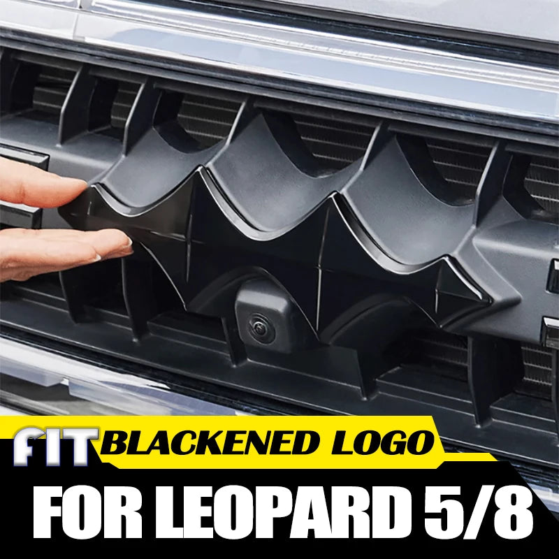 BYD Leopard 5/8 Emblem Set – 2023-2025 Black Exterior Logos