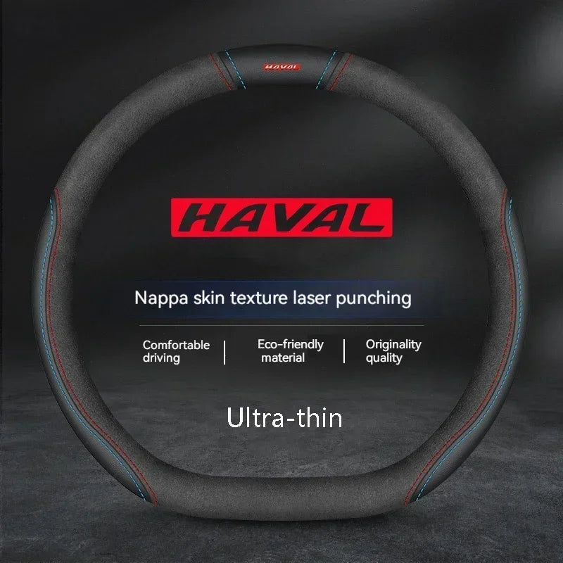 Haval Steering Wheel Cover – Suede Leather Anti-Slip -H6 Jolion H3 H2 F7 X H9 H5 M4
