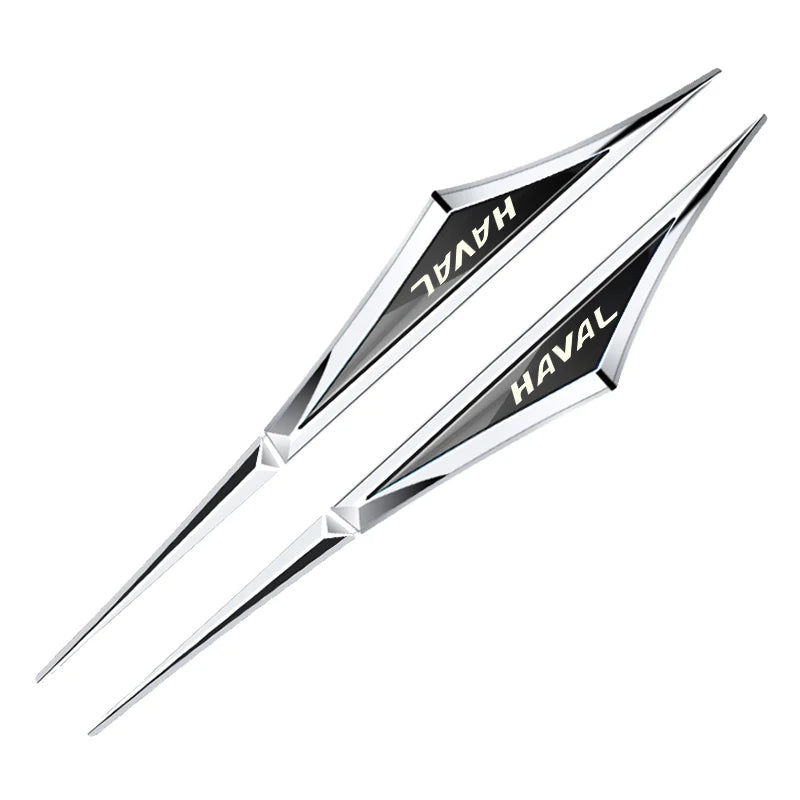 Haval 3D Alloy Stickers – 2PCS Car Accessories - f7 f7x h2 h2s h5 h6 h8 h9 jolion