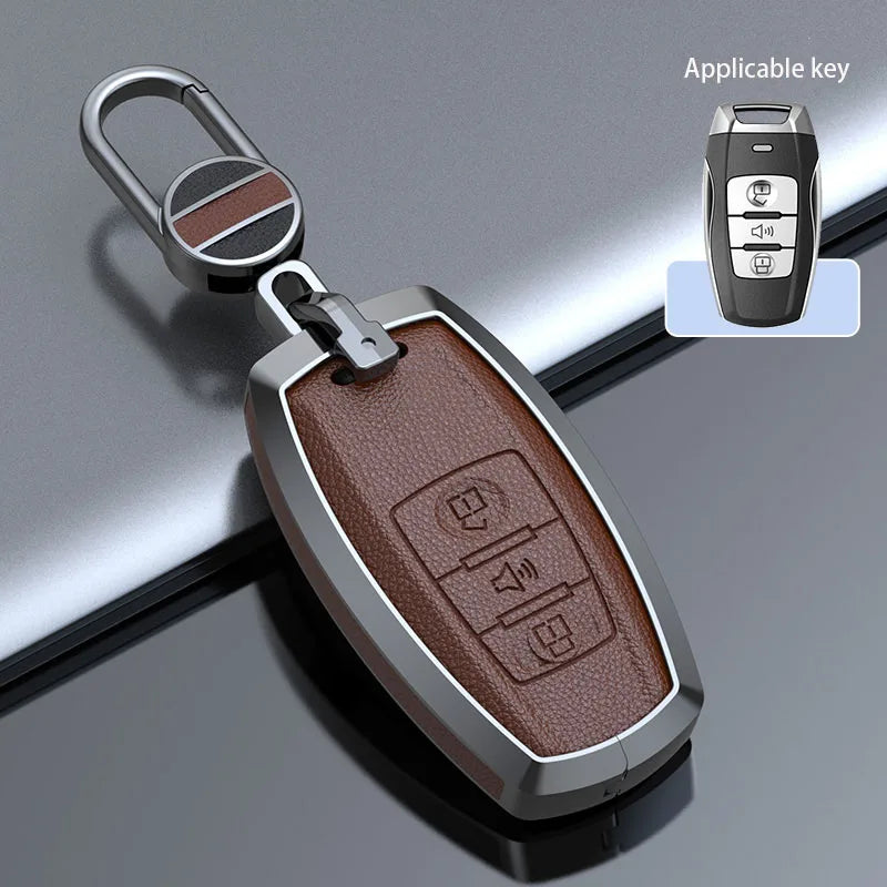 Haval Key Case – Zinc Alloy Leather Cover H1 H6 H7 H4 H9 F5 F7 H2S