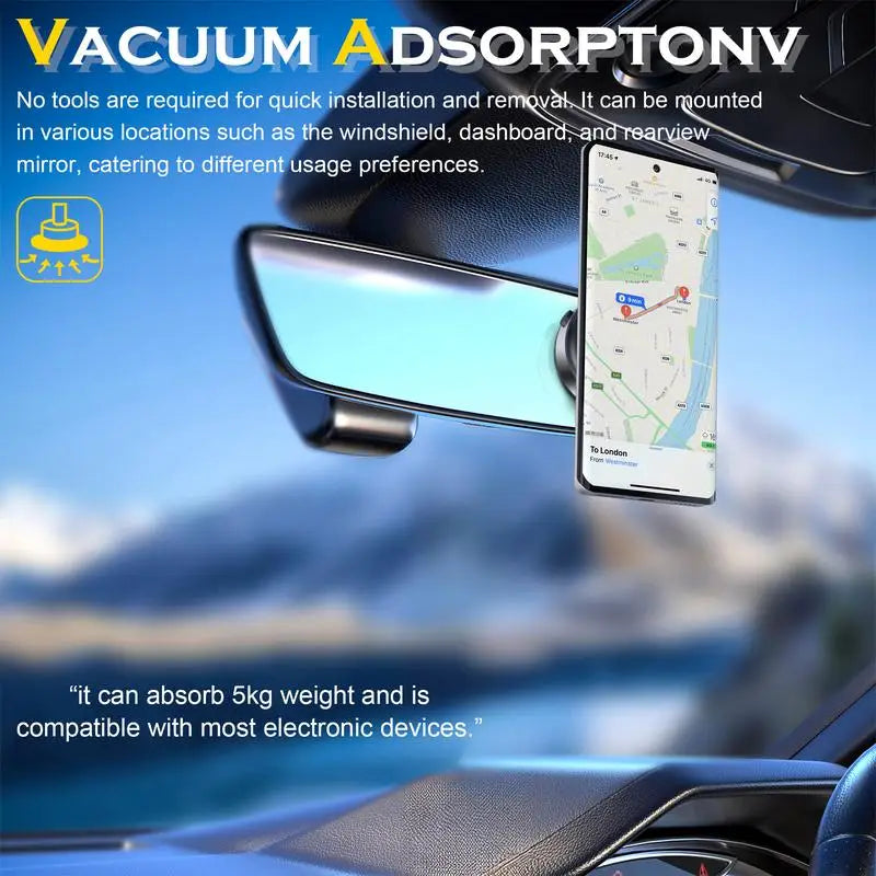 Magnetic Car Phone Holder – 360° Air Vent Mount