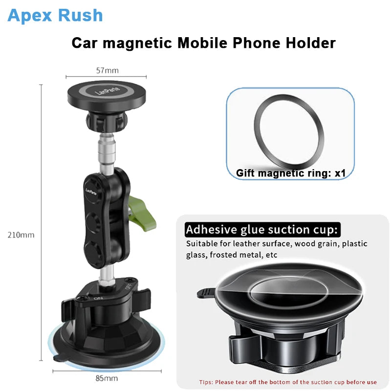 Magnetic Phone Holder – 360° Car Mount