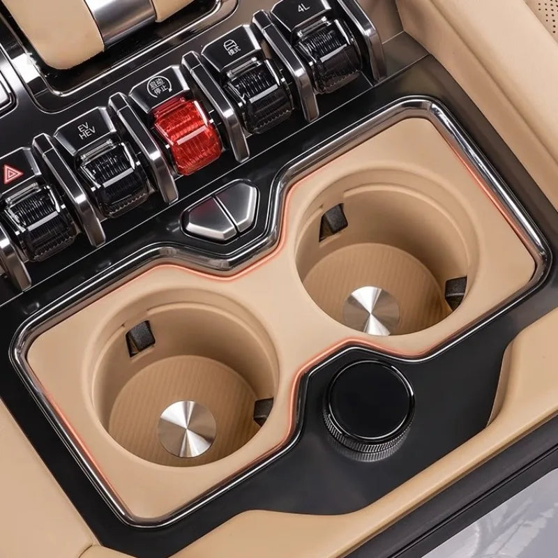 BYD Leopard 8 Cup Holder Mat – Silicone Storage Pad
