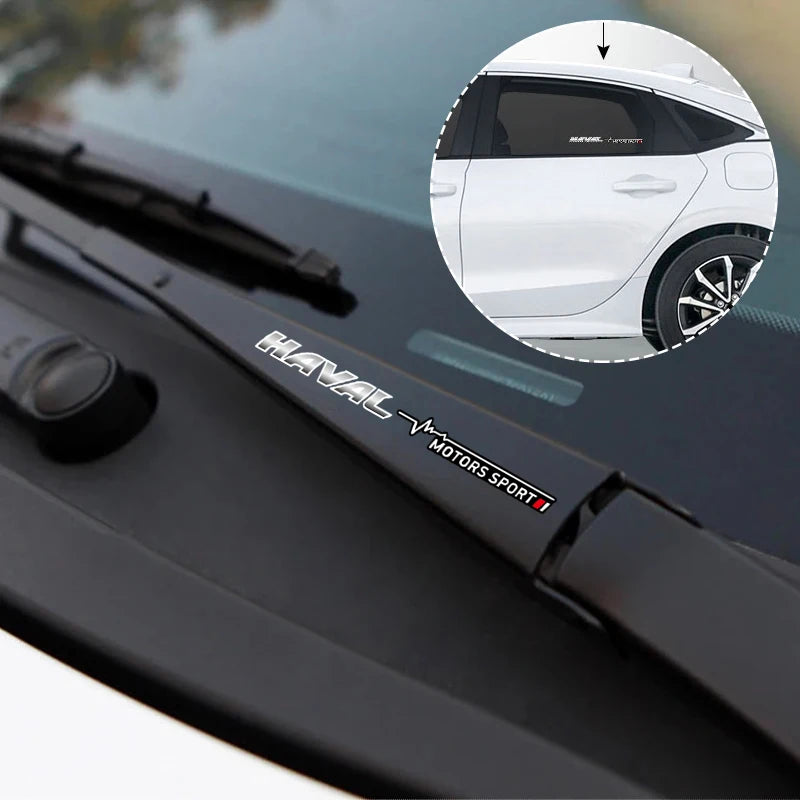 Haval Wiper Stickers – 2/4PCS Window Emblem Set - H2S, M6, H3, H4, H5, H7, H8, F5