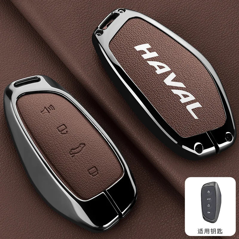 Haval Key Cover – Zinc Alloy Leather Protector - H3 H5 H6 H7 H9 H8 H2 M4