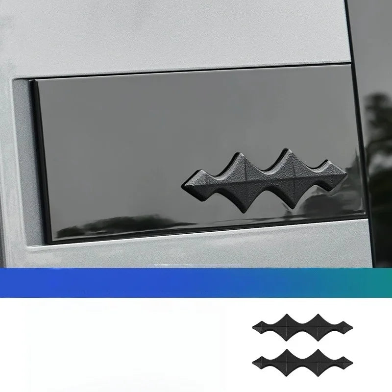 BYD Leopard 5/8 Emblem Set – 2023-2025 Black Exterior Logos