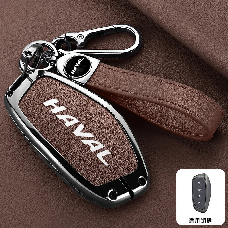 Haval Key Cover – Zinc Alloy Leather Protector - H3 H5 H6 H7 H9 H8 H2 M4