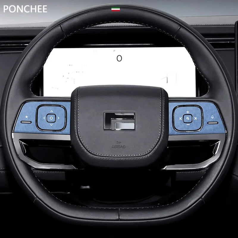 Baic Jishi Polestone 01 Rox 01 Steering Wheel Button Stickers – 2023–2025 Interior Trim