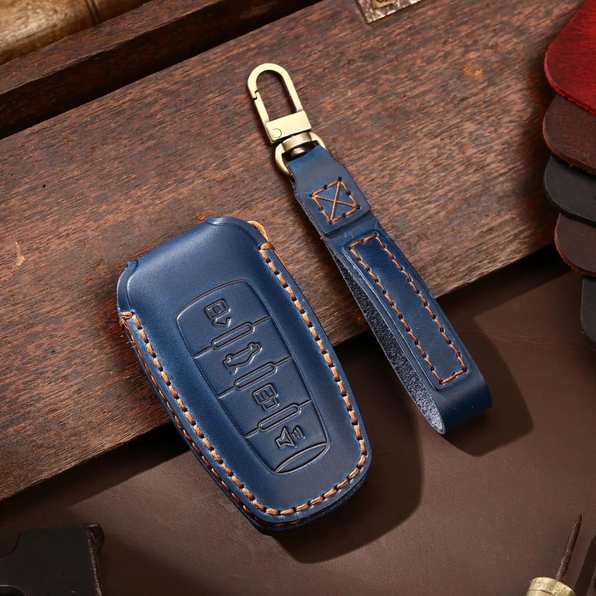 Haval Key Case – Leather Keychain Holder Cover