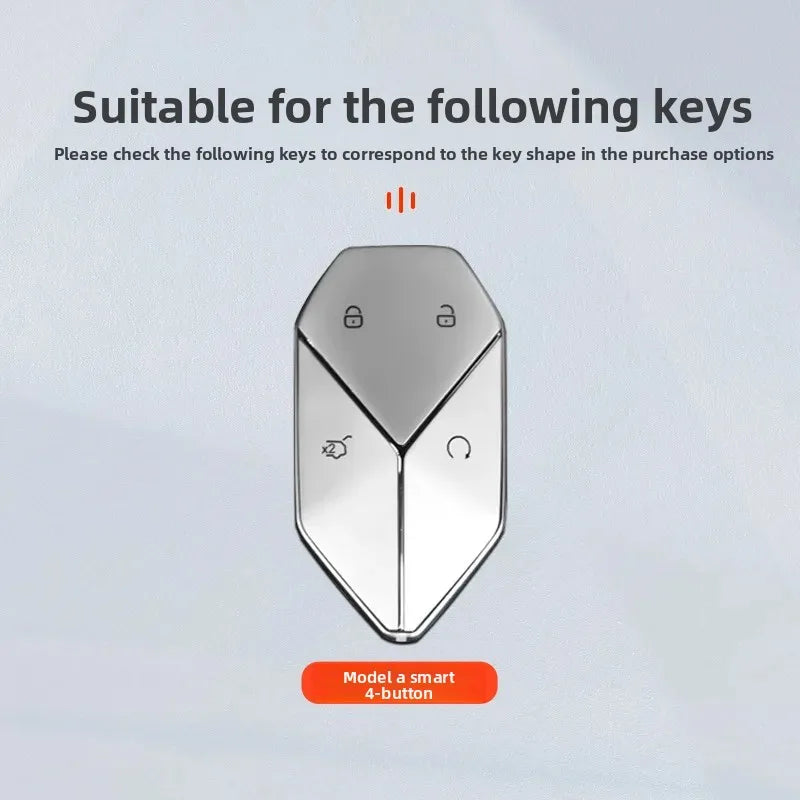 BYD Leopard 3/5/8 Metal Key Case – Premium Protective Shell