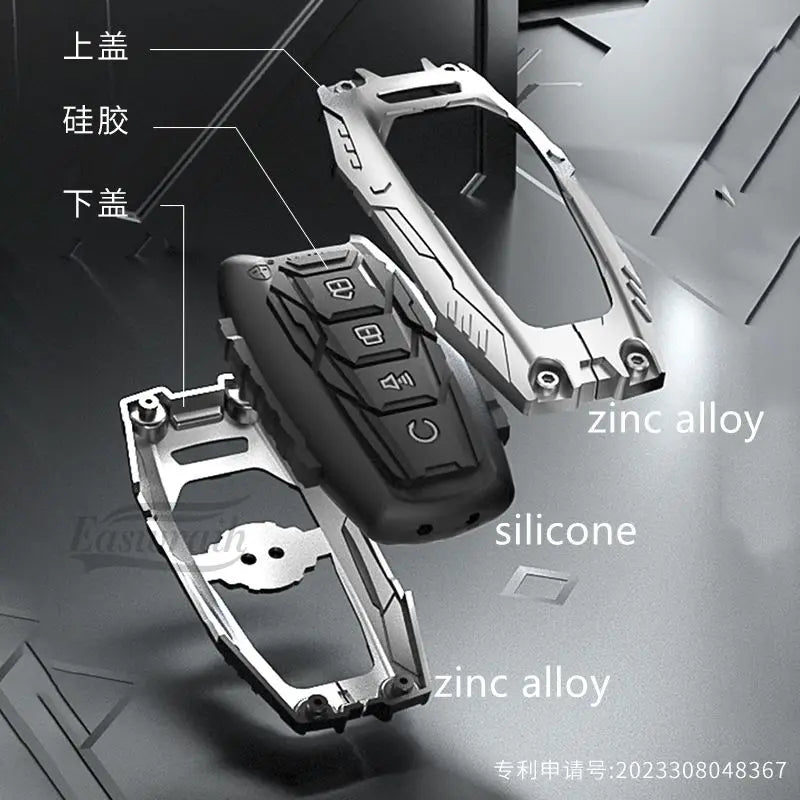 Haval Key Case – Zinc Alloy Silicone Fob Cover