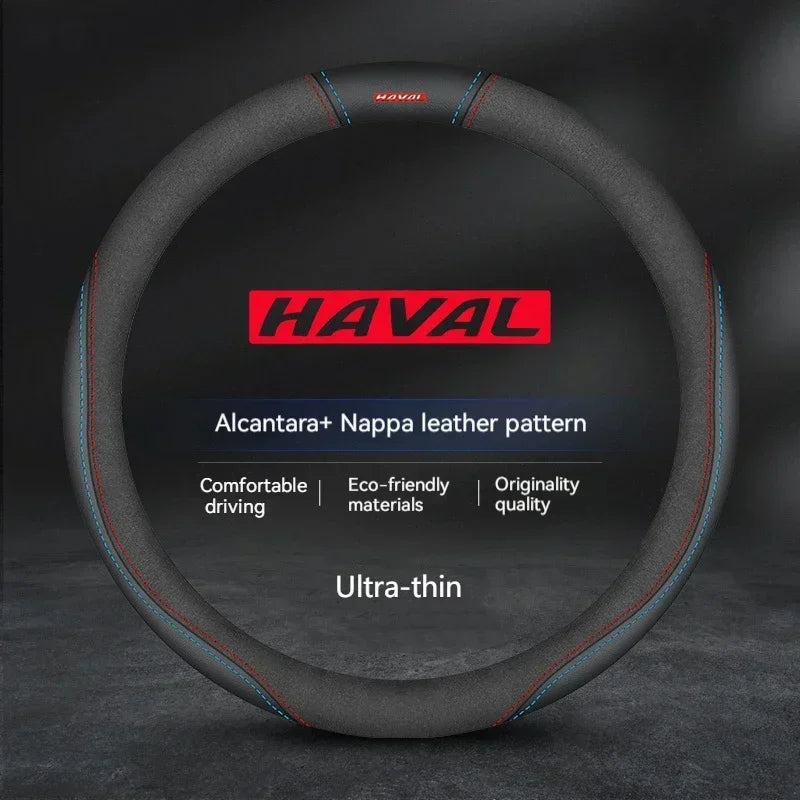 Haval Steering Wheel Cover – Suede Leather Anti-Slip -H6 Jolion H3 H2 F7 X H9 H5 M4