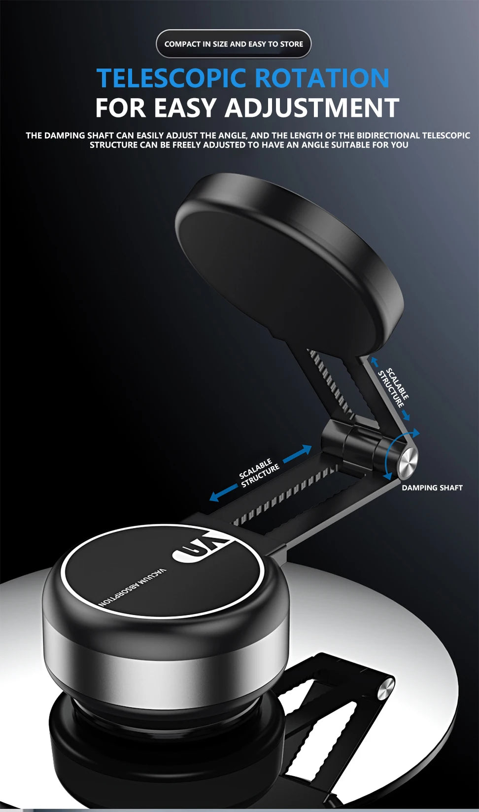 Vacuum Magnetic Car Holder – Universal Phone Mount