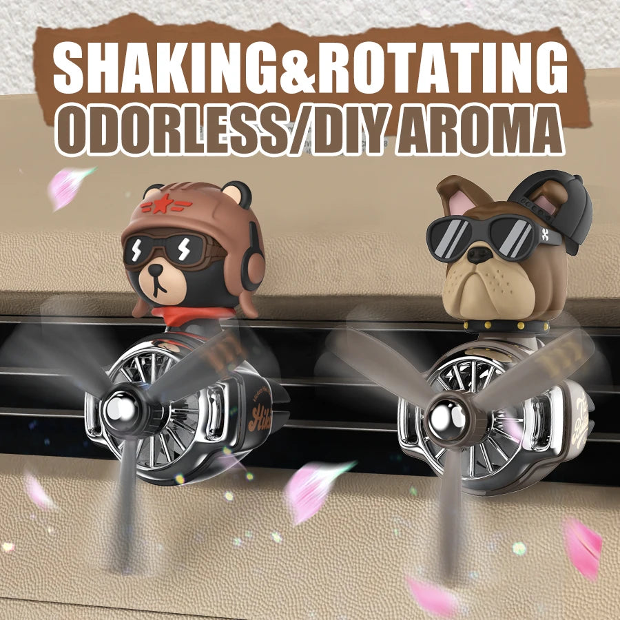 Bulldog Pilot Car Air Freshener – DIY Fragrance Decor