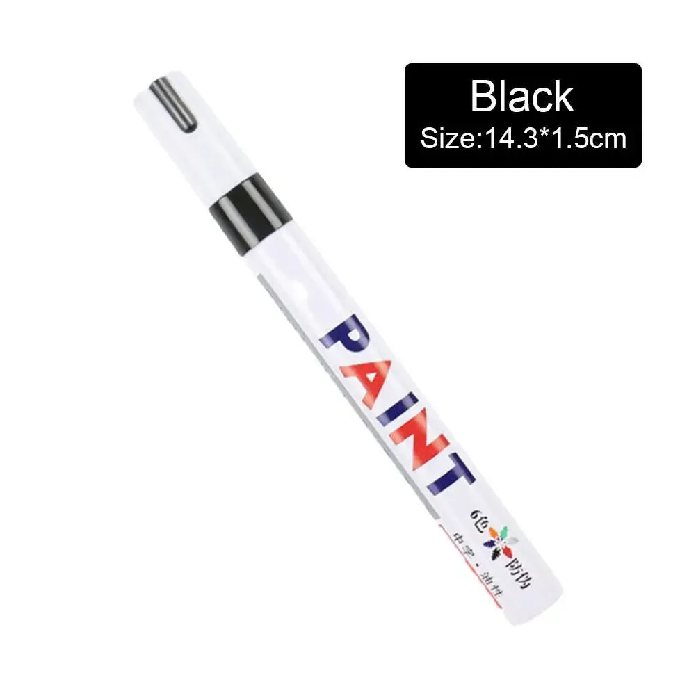 White Car Paint Pen Set – Waterproof 3PCS Tyre Marker