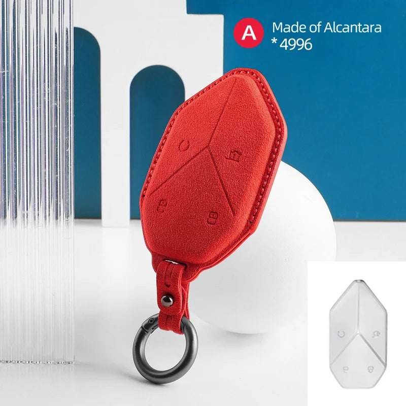 BYD Leopard 5 Alcantara Key Case – DM-I Formula Series