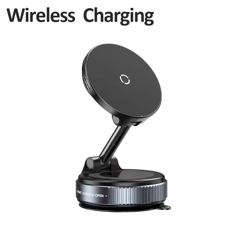 Magnetic Wireless Charger – 360° Car Mount