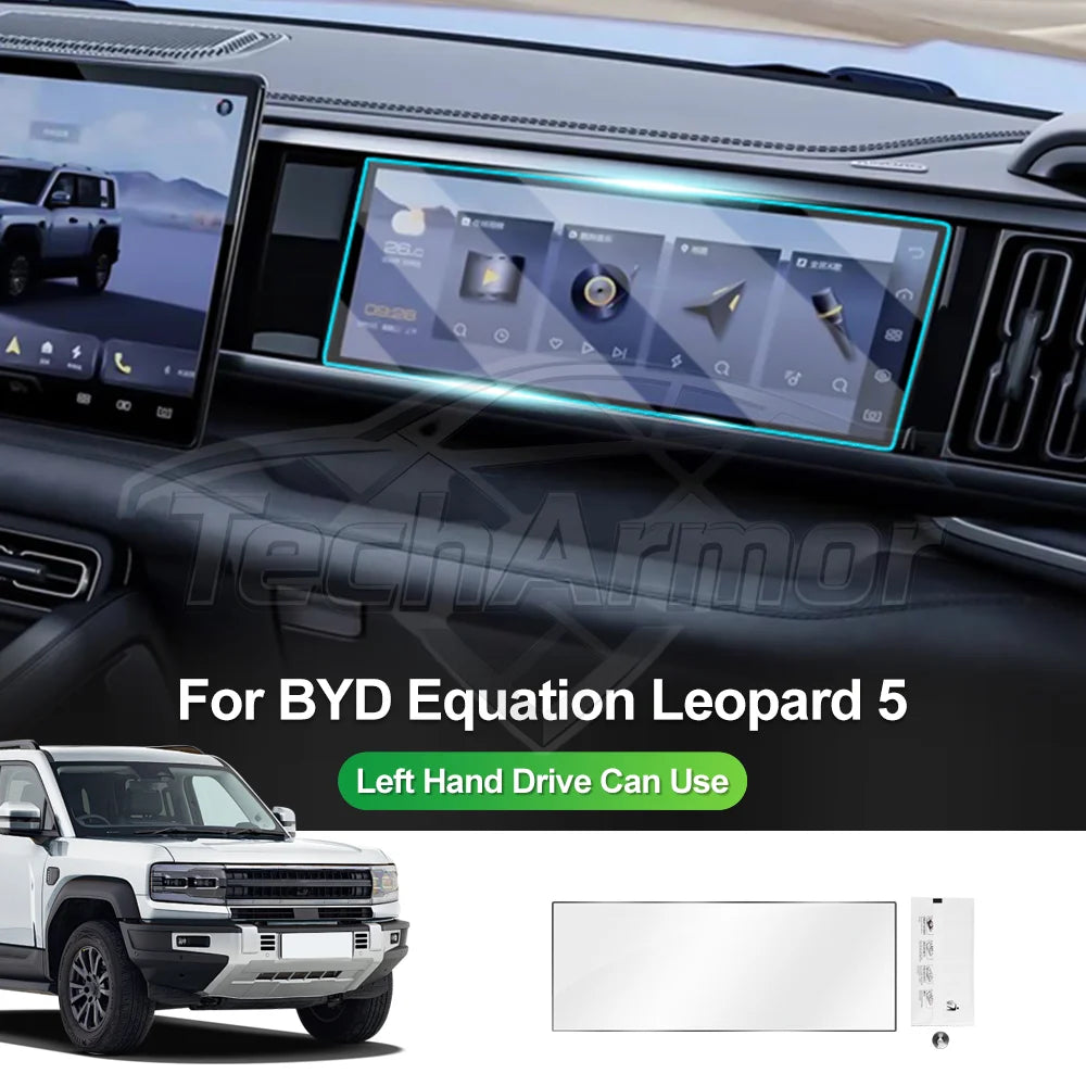 BYD Leopard 5 Screen Protector Set – 2025+ Tempered Glass Display